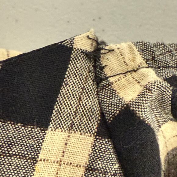 Partysu Plaid Lace Up Corset Milkmaid Dress Dolly Coquette Cottage Prairie S - Picture 5 of 5